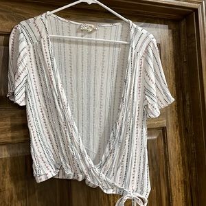 Pink Republic size medium cut-out blouse